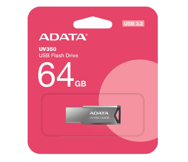 Adata USB 3.0/USB 3.1 gen 1 64GB AUV350-64G-RBK - 1202696 - zdjęcie